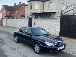 2008 Hyundai Sonata ТагАЗ IV (EF) Рестайлинг, чёрный, 700000 рублей, вид 3