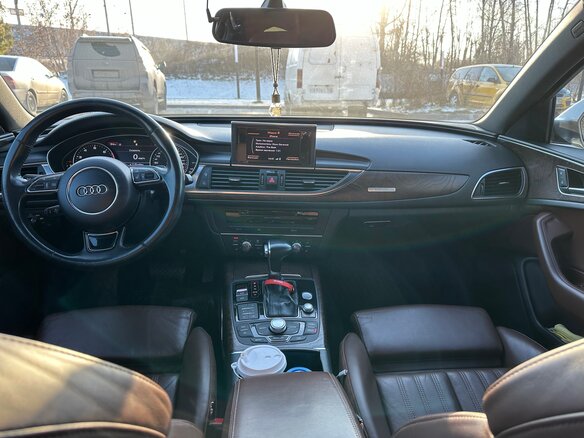 2013 Audi A6 IV (C7), серый, 1600000 рублей - вид 12