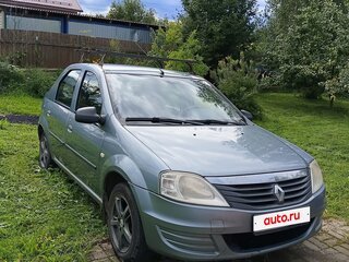 2012 Renault Logan I Рестайлинг, синий, 375000 рублей, вид 4