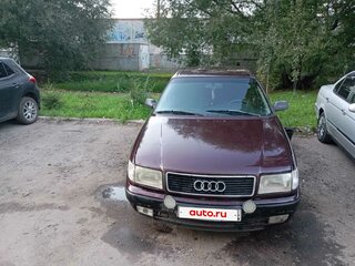 1992 Audi 100 IV (C4), красный, 200000 рублей, вид 2