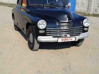 1954 ГАЗ М-20 «Победа», чёрный, 490000 рублей, вид 3