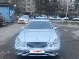 2002 Mercedes-Benz E-Класс 240 III (W211, S211), серебристый, 735000 рублей, вид 1