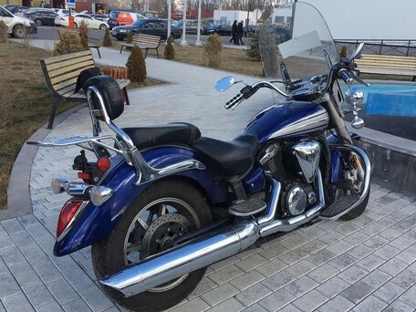 2008 Yamaha XVS1300, синий, 1150000 рублей, вид 4
