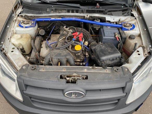 2012 Lada (ВАЗ) Granta I, серебристый, 360000 рублей - вид 17