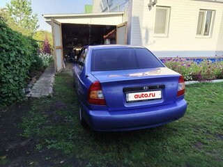 2006 Hyundai Accent ТагАЗ II, фиолетовый, 350000 рублей, вид 1