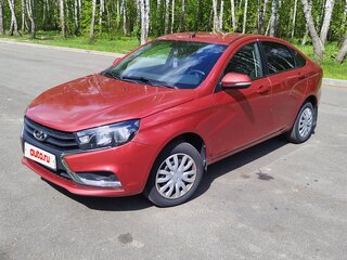 2021 Lada (ВАЗ) Vesta I, красный, 990000 рублей, вид 1