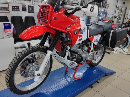 1992 BMW R 100 GS, красный, 1000000 рублей, вид 5