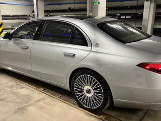 2021 Mercedes-Benz S-Класс 580 Long 4MATIC VII (W223), серебристый, 12350000 рублей, вид 5
