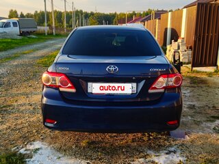 2011 Toyota Corolla X (E140, E150) Рестайлинг, синий, 1350000 рублей, вид 2