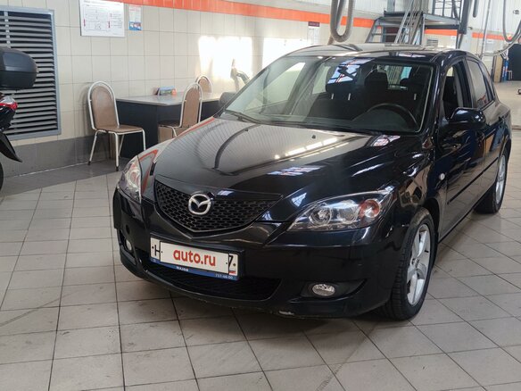 2005 Mazda 3 I (BK), чёрный, 1150000 рублей - вид 1