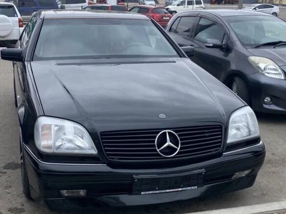 1998 Mercedes-Benz CL-Класс 600 I (C140), чёрный, 1700000 рублей - вид 1