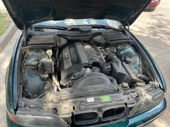1998 BMW 5 серии 520i IV (E39), зелёный, 950000 рублей - вид 13