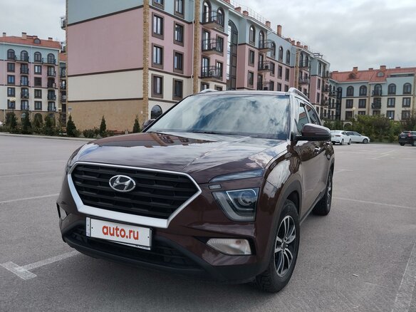 2021 Hyundai Creta II, коричневый, 2140000 рублей - вид 10