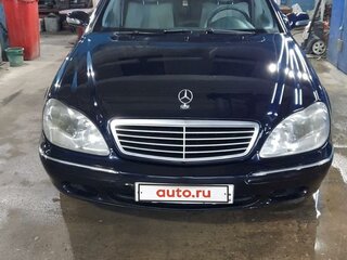 2001 Mercedes-Benz S-Класс 320 Long IV (W220), синий, 1650000 рублей, вид 2