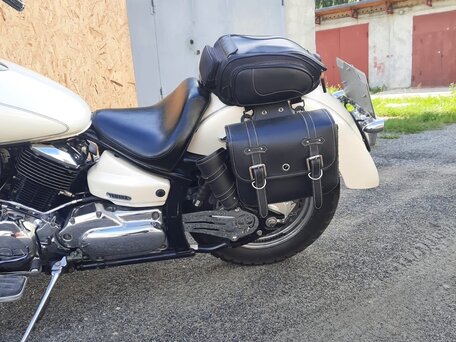 2003 Yamaha XVS1100, белый, 570000 рублей, вид 4