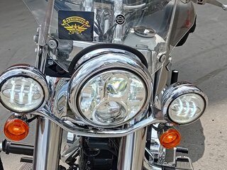 2008 Harley-Davidson Softail Deluxe, серебристый, 1300000 рублей, вид 5