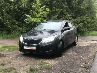 2013 Kia Rio III, чёрный, 590000 рублей, вид 1