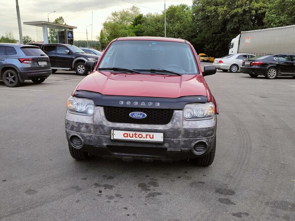 2004 Ford Escape I Рестайлинг, красный, 510000 рублей - вид 1