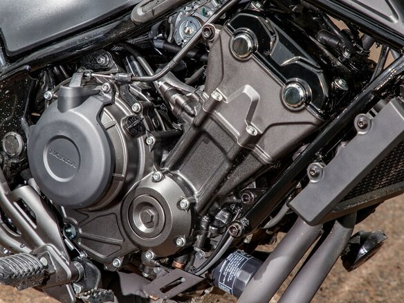 2021 Honda Rebel 500, чёрный - вид 12