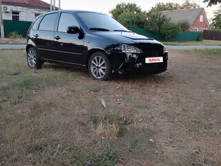 2010 Lada (ВАЗ) Kalina I, чёрный, 400000 рублей, вид 4