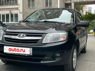 2012 Lada (ВАЗ) Granta I, чёрный, 365000 рублей, вид 1