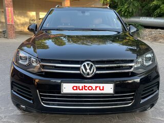 2010 Volkswagen Touareg II, чёрный, 1485000 рублей, вид 1