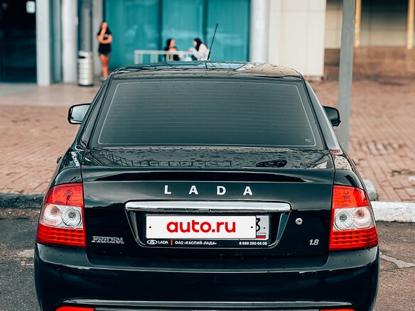 2015 Lada (ВАЗ) Priora I Рестайлинг, чёрный, 670000 рублей - вид 2
