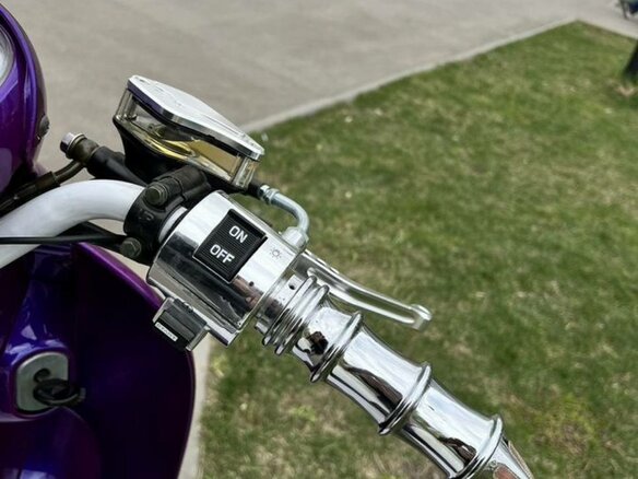 2016 Honda Crea Scoopy, фиолетовый, 230000 рублей - вид 3