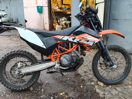2012 KTM 690 Enduro R, оранжевый, 499000 рублей, вид 2