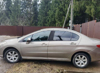2013 Peugeot 408 I, бежевый, 530500 рублей, вид 4