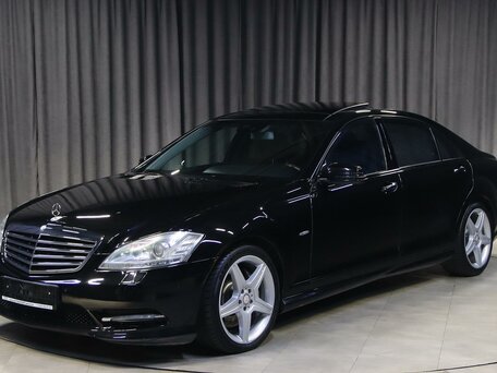 2011 Mercedes-Benz S-Класс 500 V (W221) Рестайлинг, чёрный, 1449000 рублей, вид 1