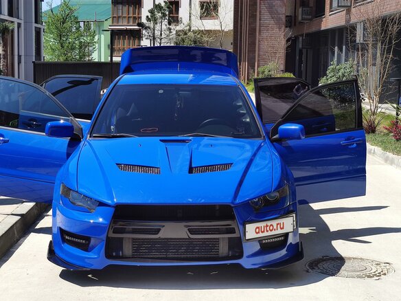 2004 Mitsubishi Lancer Evolution VIII, синий - вид 7