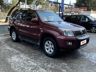 2008 Toyota Land Cruiser Prado 4-speed 120 Series Рестайлинг, красный, 3600000 рублей, вид 3