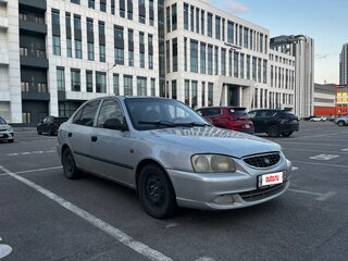 2004 Hyundai Accent ТагАЗ II, серебристый, 200000 рублей, вид 2