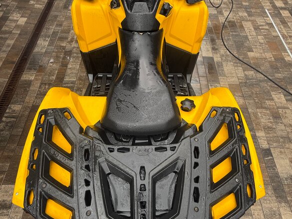 2013 BRP Can-Am Outlander 500, жёлтый, 750000 рублей - вид 3