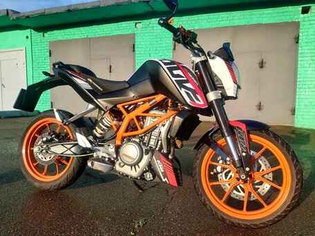 2014 KTM 390 Duke, оранжевый, 395000 рублей, вид 1