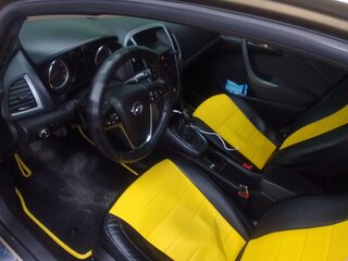 2013 Opel Astra J Рестайлинг, золотистый, 1280000 рублей, вид 4