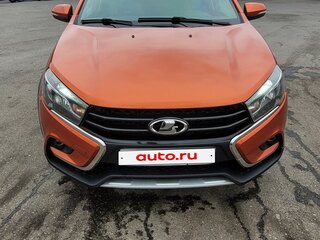 2019 Lada (ВАЗ) Vesta SW Cross I, оранжевый, 1090000 рублей, вид 1