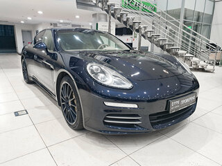 2015 Porsche Panamera 4 I Рестайлинг, синий, 3130000 рублей, вид 3