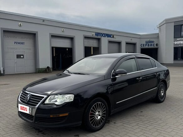 2007 Volkswagen Passat B6, чёрный, 535000 рублей