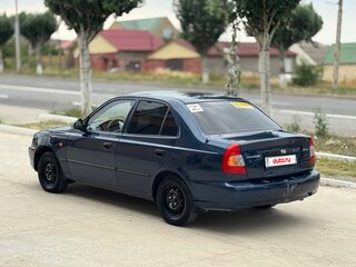 2007 Hyundai Accent ТагАЗ II, синий, 320000 рублей, вид 4