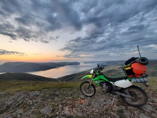 2007 Kawasaki KLE 250, зелёный, 255000 рублей, вид 5