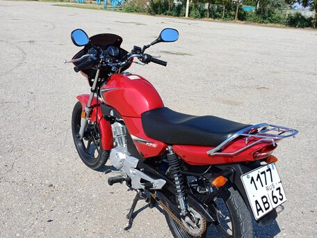 2012 Yamaha YBR125, красный, 255000 рублей, вид 1