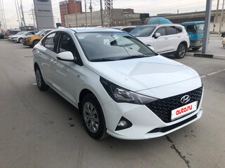 2020 Hyundai Solaris II Рестайлинг, белый, 1350000 рублей, вид 2