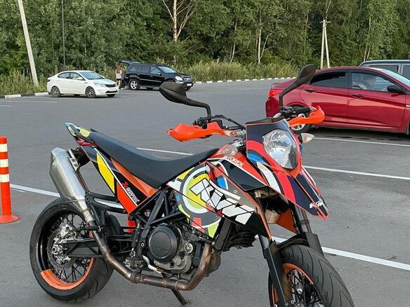 2008 KTM 690 SM, оранжевый