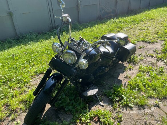 1996 Yamaha XVS400 Drag Star, чёрный, 300000 рублей - вид 5