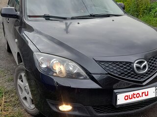 2008 Mazda 3 I (BK) Рестайлинг, чёрный, 600000 рублей, вид 2
