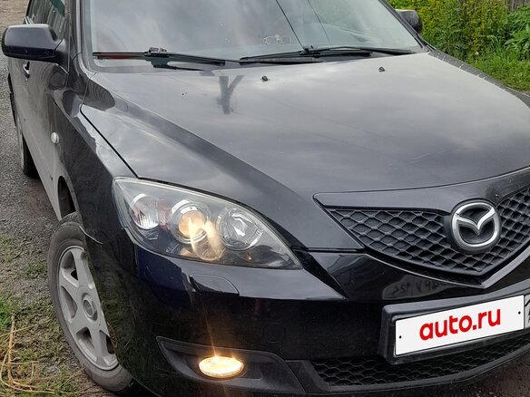 2008 Mazda 3 I (BK) Рестайлинг, чёрный, 600000 рублей - вид 1