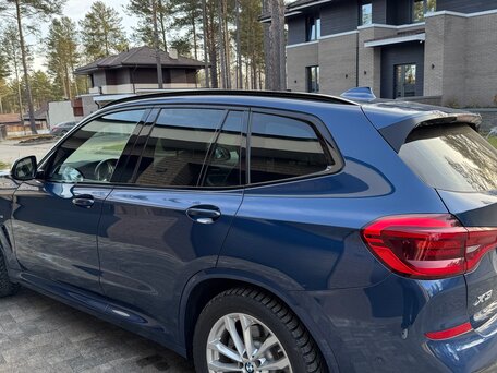 2021 BMW X3 20d xDrive III (G01), синий, 4700000 рублей, вид 4