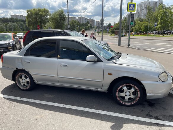2006 Kia Spectra I Рестайлинг 2, серый, 250000 рублей - вид 2